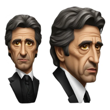 godfather　mafia　al pacino sticker