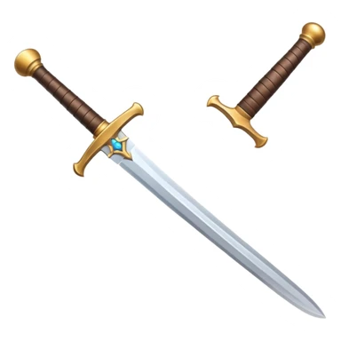 wooden sword sticker