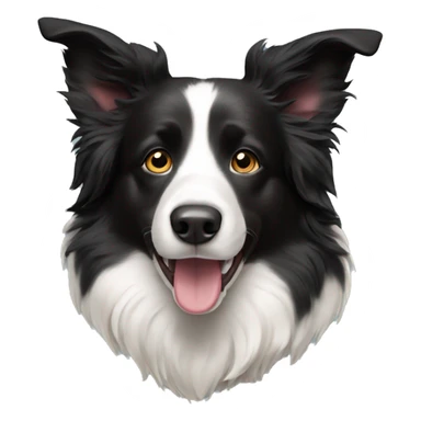 Border collie dog sticker