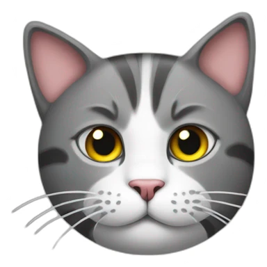 Cat trying to get ball sticker