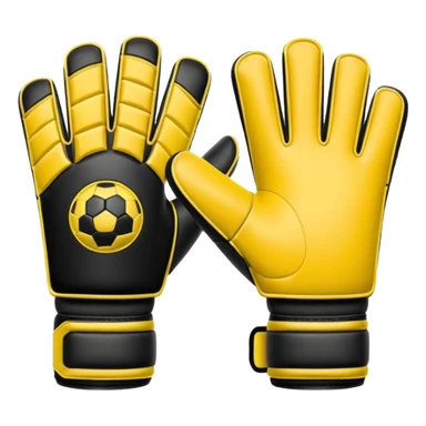 Football goalkeeper gloves sticker
