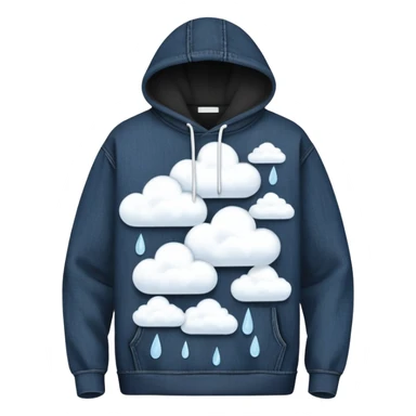 The white spots on this Black Denim Tears Hoodie take the shape of circular, cloud-like formations, resembling soft cotton wreaths. Each spot appears as a ring of irregular, fluffy shapes, giving the design a natural and organic feel. The scattered placement across the black fabric creates a striking contrast, making the hoodie both bold and artistic. sticker