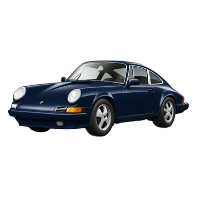 navy porsche 911 sticker
