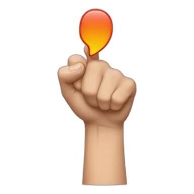 thumb dislike sticker