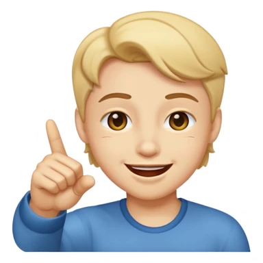 winking smirking pointing sticker