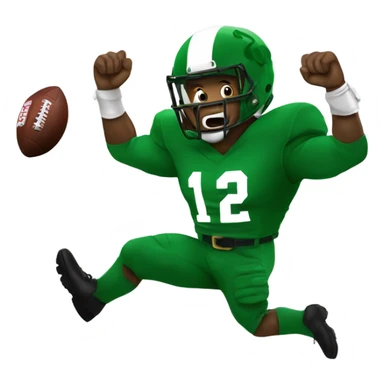 Leprechaun punching an Ohio state football player sticker