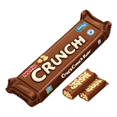 Nestle crunch bar emoji sticker