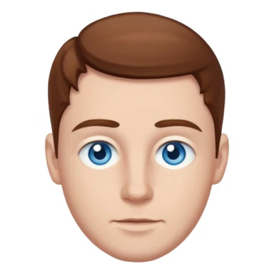 Elmer Bäck (b.1981) with blue eyes, brown hair sticker