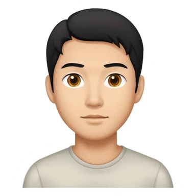 Do violence blackhair Asian man sticker