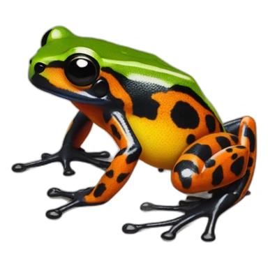 Dart frog oophaga pumilio sticker