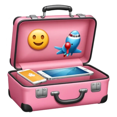 girly travel items sticker