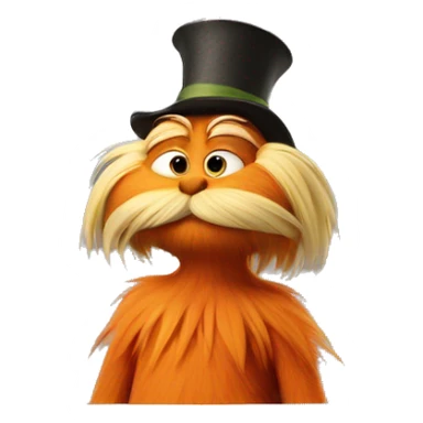 Lorax emoji sticker