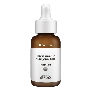 hyaluronic acid serum no logo sticker