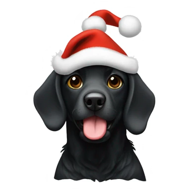 Coockerpoo Christmashat sticker