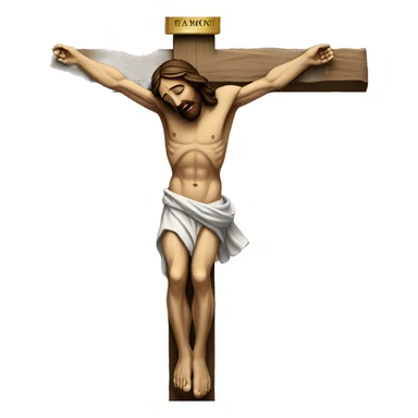 Jesus Christ on the cross sticker