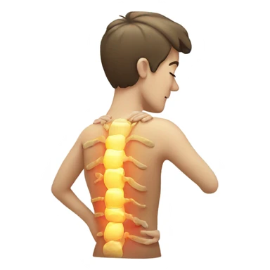 Back pain sticker