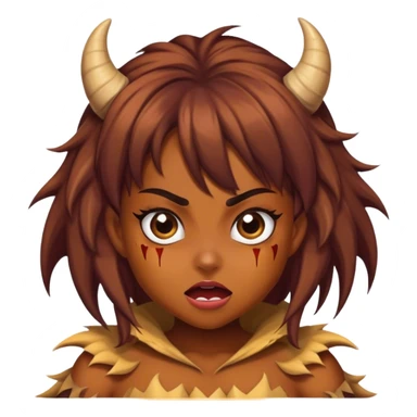 Fait moi une emote de Bouh, la petite fille humaine dans Monstre et Compagnie avec son costume de monstre en faisant RWOAR sticker