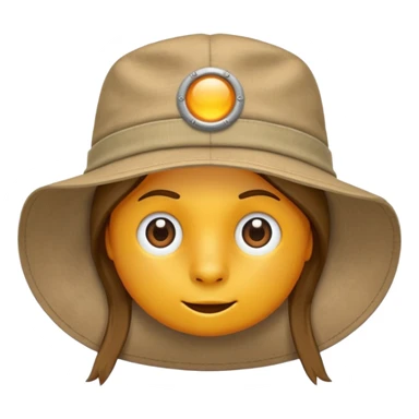 safari hat sticker