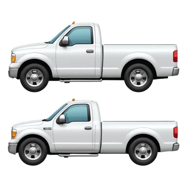 SINGLE WHITE PICKUP TRUCK SIDE VIEW "EllisDon"  sticker