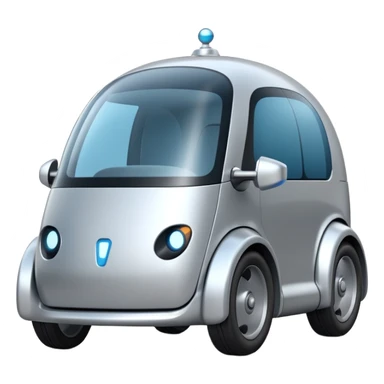 future delivery car robot sticker