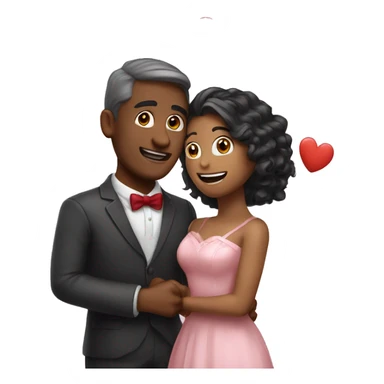 Corazones y pareja  sticker