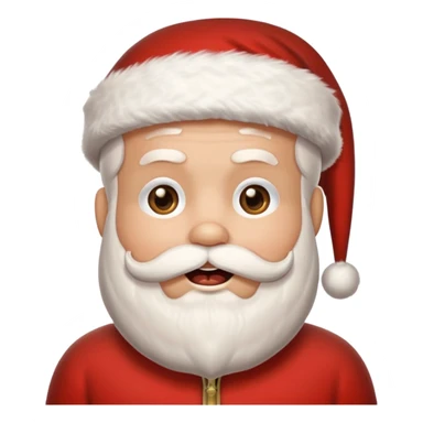 Santa Claus's mouth is zipped sticker