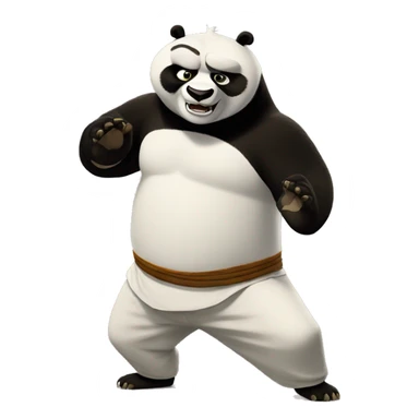 kung fu panda sticker