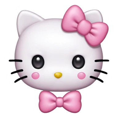 Hello Kitty co ojosde corazón  sticker