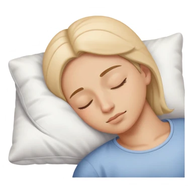 una persona durmiendo  sticker