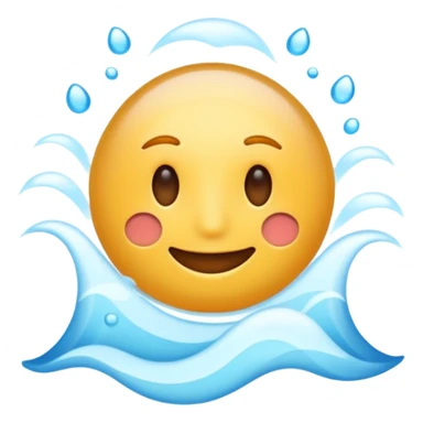air purification emoji with a filter and clean air waves sticker