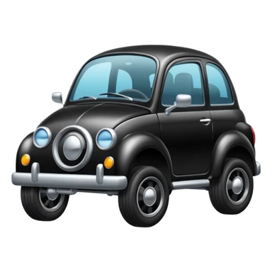 Une voiture avec des jambes sticker