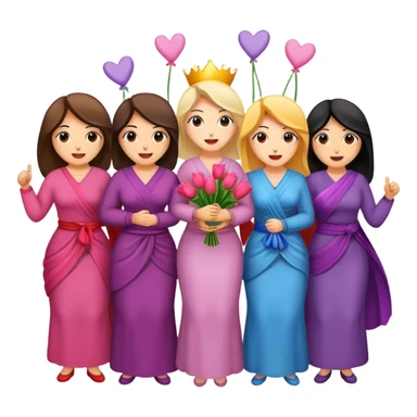 Text content "Women's Day" sticker