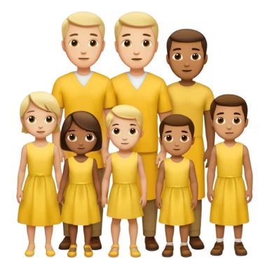 football team only mens  kids in yellow dress sticker