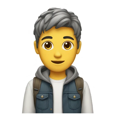 Full length white teenager sticker