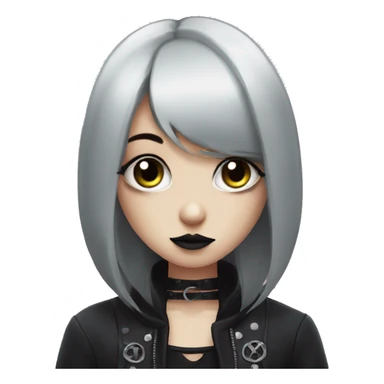 goth bunny girl sticker