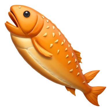 Un poisson de Fortnite tenant une baguette sticker