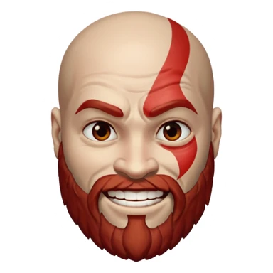 kratos smıle sticker