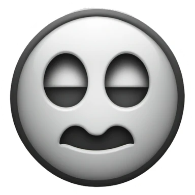 create an emoji of whatsapp logo black and white sticker