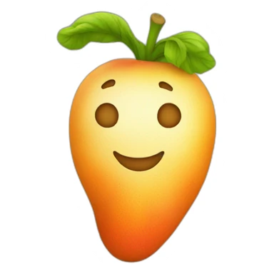 Pomme de terre sur une carotte sticker