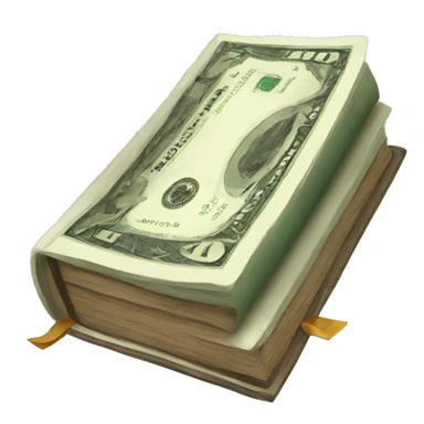 book about money  sticker