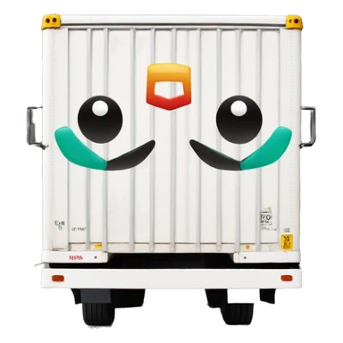 Boxtruck with letters "PGS” on the side sticker