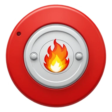 Fire alarm sticker