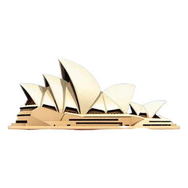 Sydney Opera House with fireworks sticker