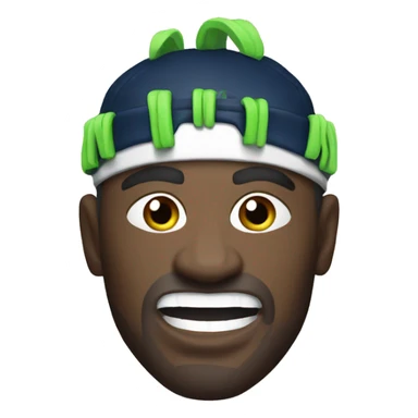 Totem Tony Seahawks super fan sticker