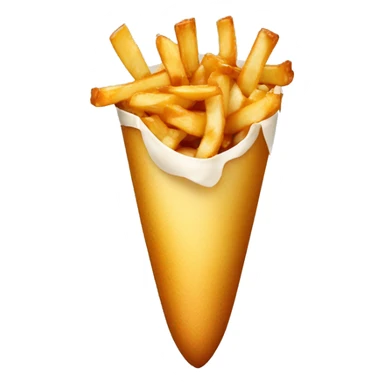 Poutine qui mange une poutin  sticker