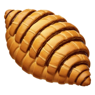 chocolate croissant  sticker