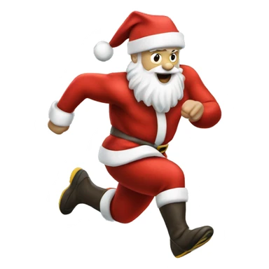 skipping sprint review santa sticker