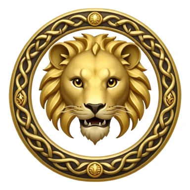 Elder Scrolls Online Lion Ouroboro sticker