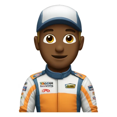 race car driver sticker