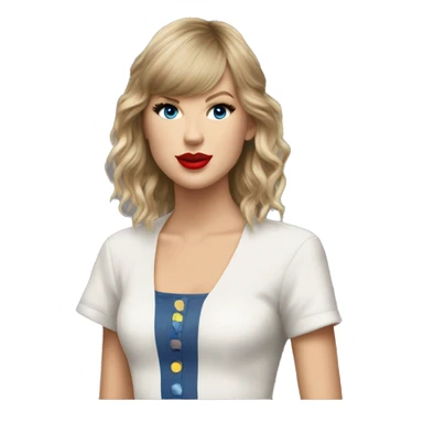 Realistic Taylor swift at the eras tour sticker